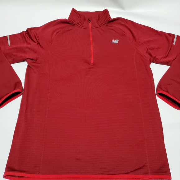 New Balance Dry Half zip Longsleeves Shirt Large - Picture 1 of 6